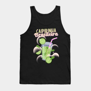 Caipirinha Brazil Brasil Brazilian Mixed Drinks Bartender Tank Top